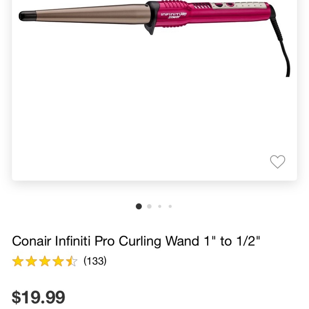 INFINITI curling iron